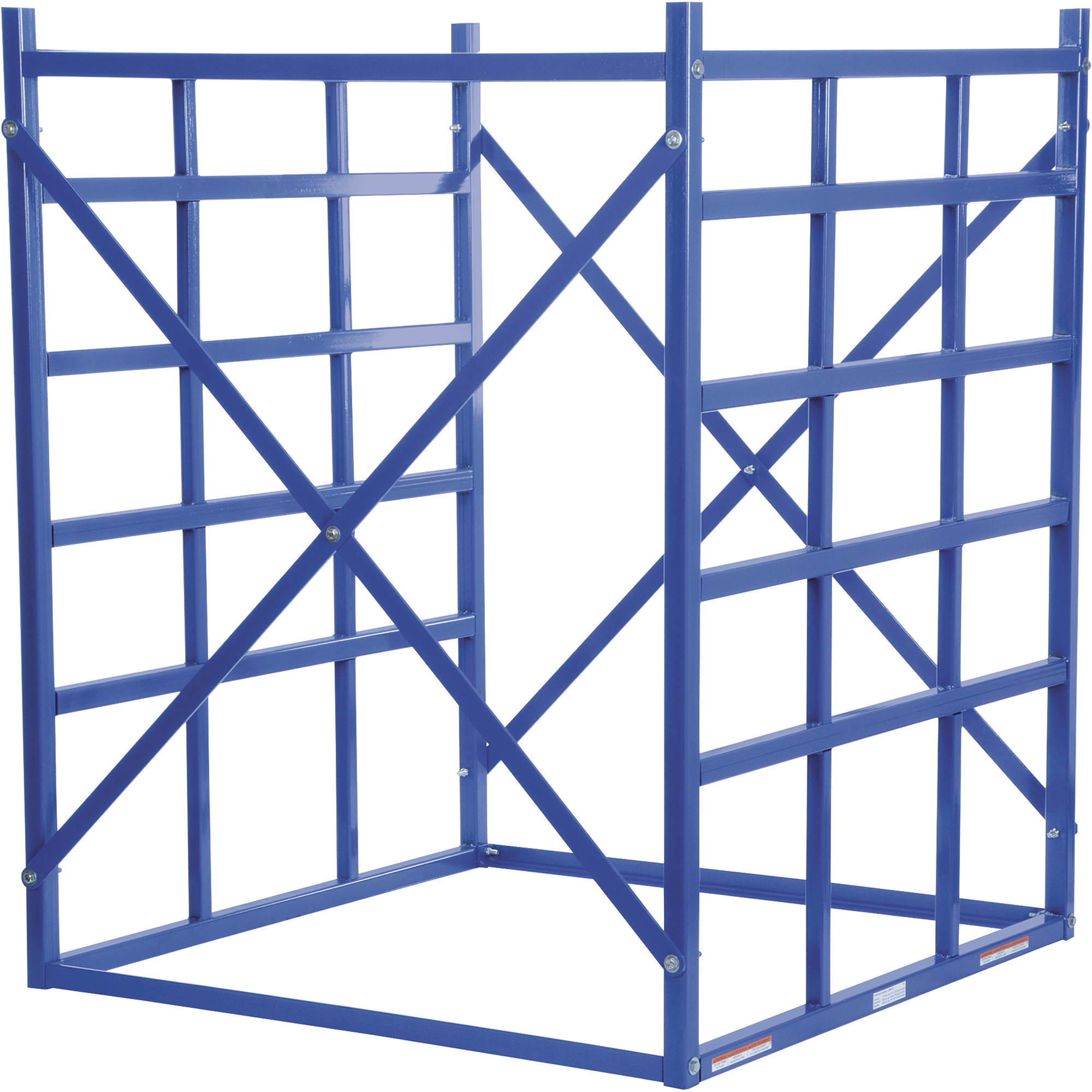 Vestil Long Bar Pigeon Hole Rack - 48in.W x 48in.D x 60in.H, 7700-Lb. Capacity, Model# LBPH-77